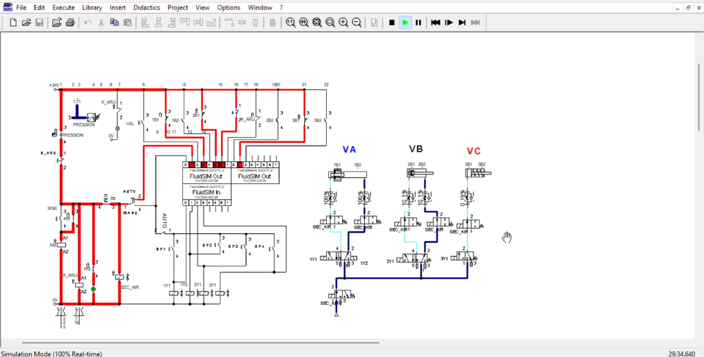Unité Automatisée de Distribution & Dosage de Fluides (Siemens & FluidSIM)